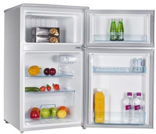 China Congelador compacto del top del refrigerador de 2 puertas/refrigerador tamaño pequeño de la puerta doble proveedor