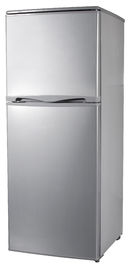 China Refrigerador compacto de plata de la puerta doble, manija ahuecada del congelador de refrigerador de la barra de 2 puertas proveedor