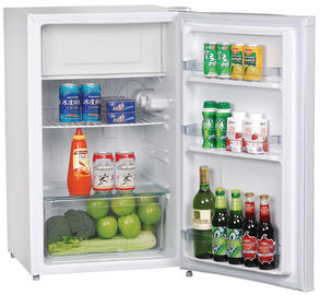 China Blanco debajo del mini refrigerador contrario/refrigerador del dormitorio del mini con el congelador que cierra la puerta proveedor