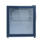 Refrigerador de cristal de la bebida de la puerta de 48 litros/estante ajustable del pequeño refrigerador de cristal de la puerta