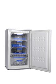 Congelador vertical comercial, congelador vertical de la comida del hogar