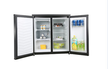 Diseño incorporado de lado a lado del refrigerador y del congelador, refrigerador blanco de la puerta doble